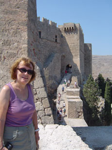 forteresse Lindos sur l'acropole